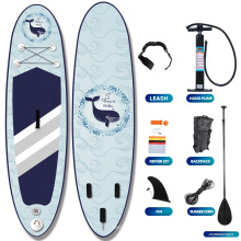 best 2021 Factory Drop Stitch Material Transparent Stand UP Paddle Board Inflatable SUP Paddle board Pump